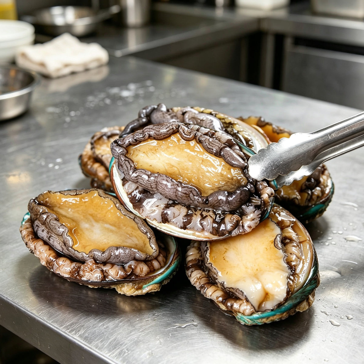 Fresh Premium Abalone Meat Selection