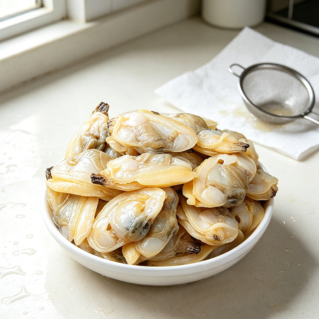 Fresh Clams on Half Shell