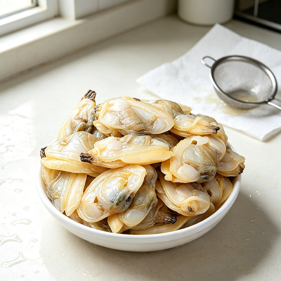 Fresh Clams on Half Shell