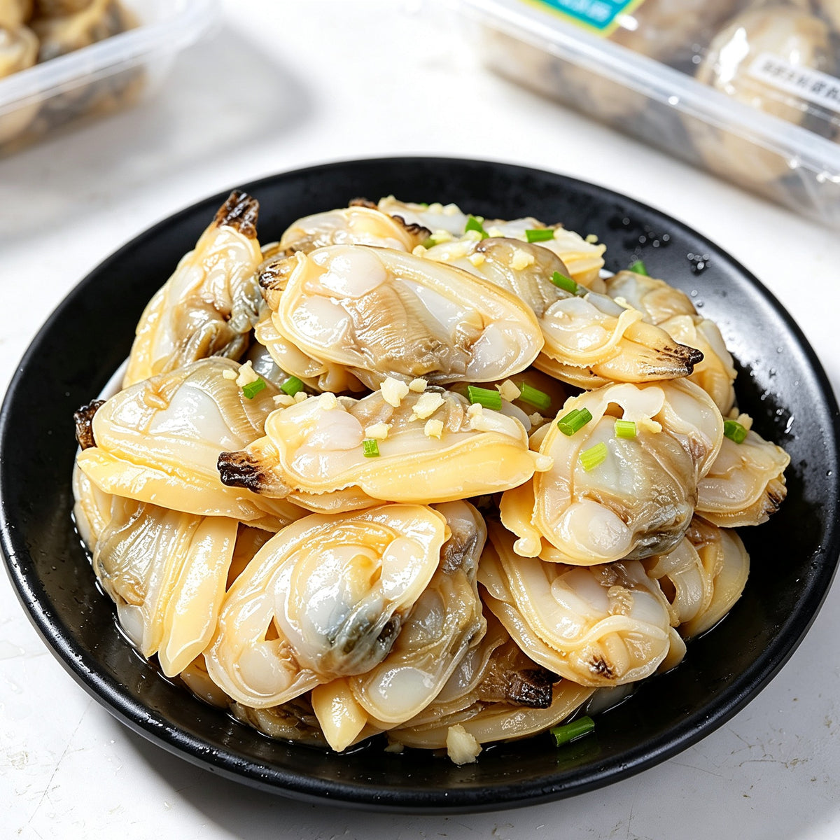 Fresh Clams on Half Shell
