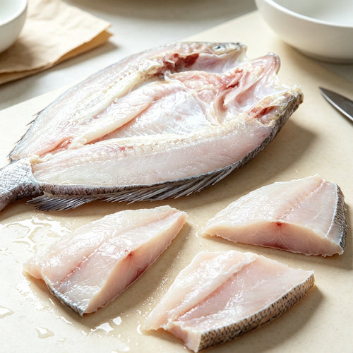 Fresh Whole Sea Bass Premium Cut