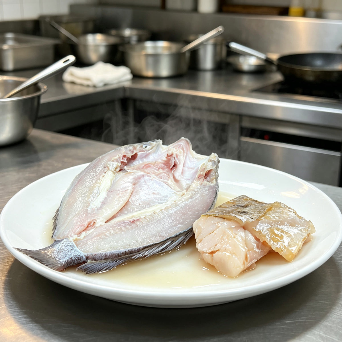 Fresh Whole Sea Bass Premium Cut